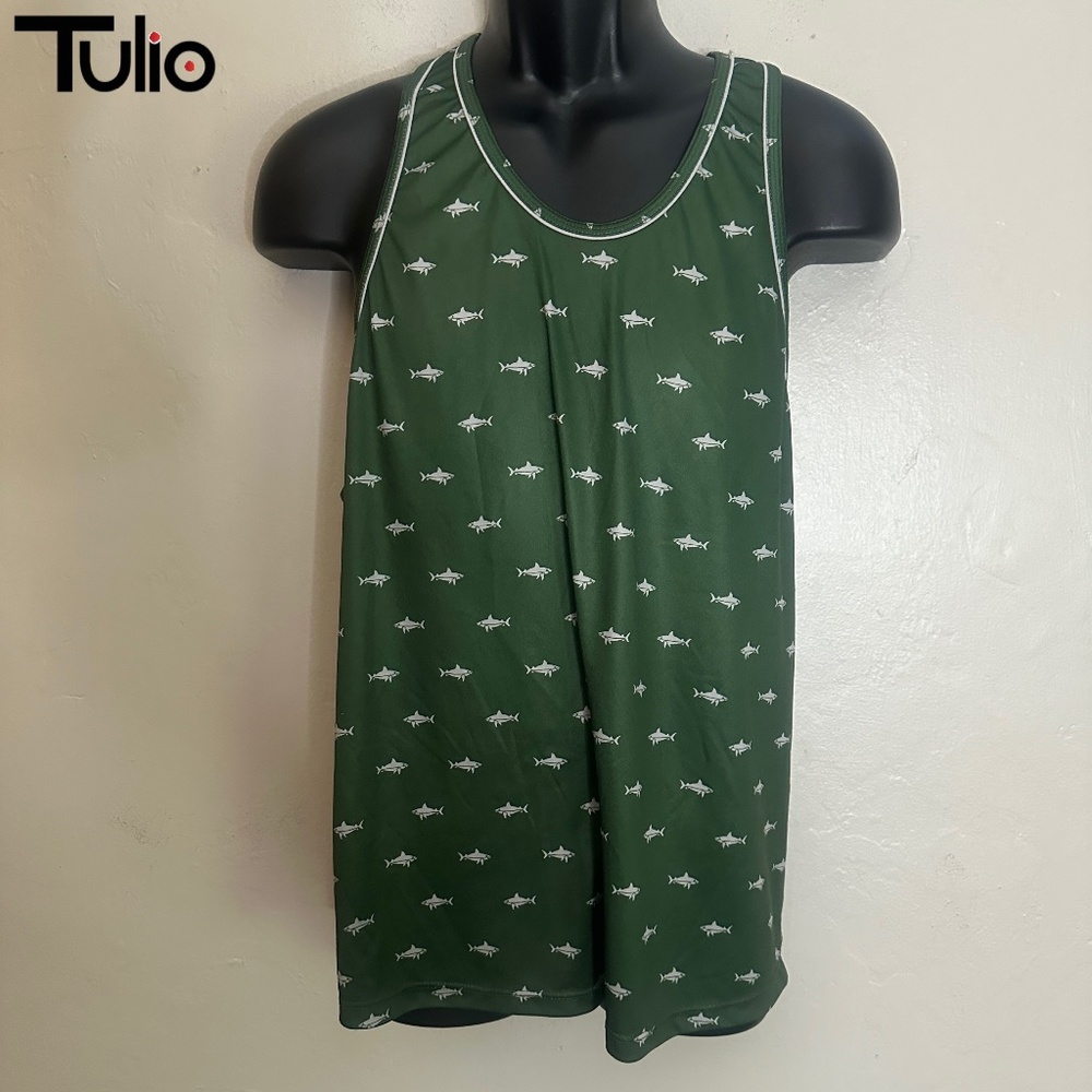 Tulio Tank Top Large Gently worn 100% polyamide 20.5" armpit to armpit
